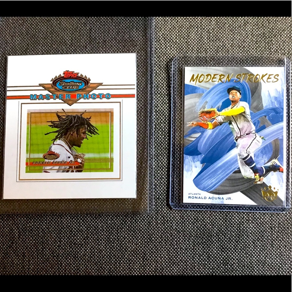 Ronald Acuna Jr. 2021 Topps Stadium Club Master photo Atlanta Braves-Top…